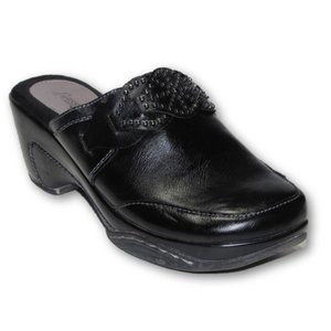 Bass HAYLEY Black Clogs / Mules 8M